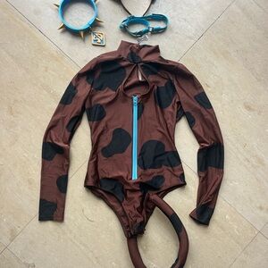 Scooby Doo costume with Custom Spike Collar